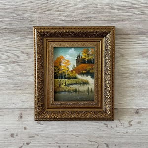 Pintura al óleo original antigua, Pintura al óleo original, Pintura al óleo antigua enmarcada, Pintura al óleo original vintage, Pintura antigua original