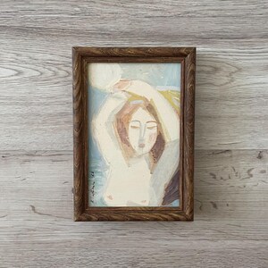Origineel antiek olieverfschilderij, origineel olieverfschilderij, portretschilderij vintage, olieverfschilderij origineel vintage, origineel olieverfschilderij