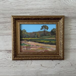 Pintura al óleo original antigua, Pintura al óleo original, Pintura al óleo antigua enmarcada, Pintura al óleo original vintage, Pintura antigua original