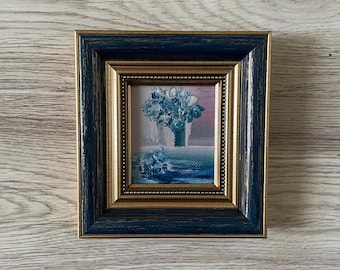 Oil painting miniature, Oil painting original, Original art painting, Oil painting original small, Impressionist oil painting