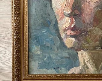 アンティーク油絵オリジナル、オリジナル油絵、オリジナル