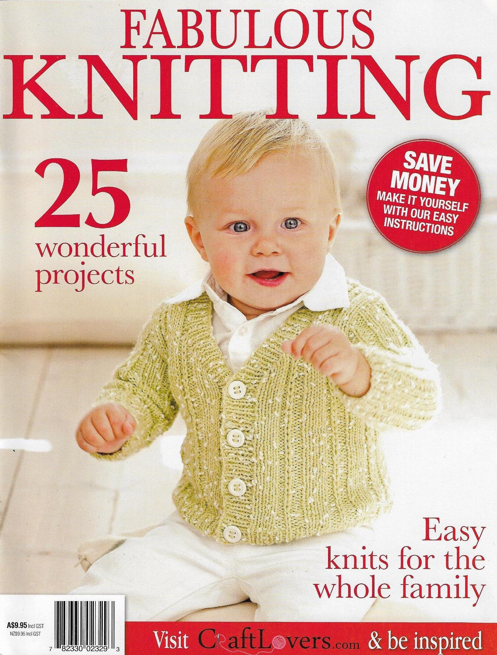 Tarmfunktion analog Kiks Australian Fabulous Knitting Magazine 25 Wonderful Projects | Etsy
