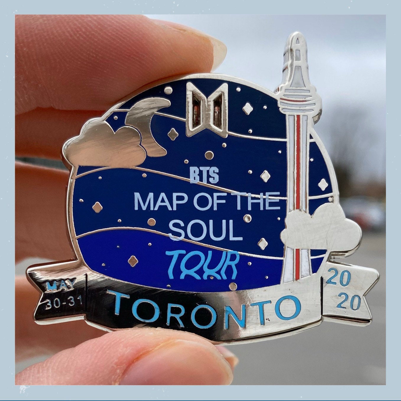 BTS Map Of The Soul:Tour Toronto Pin Rogers Centre (May 30-31 2020 Da…