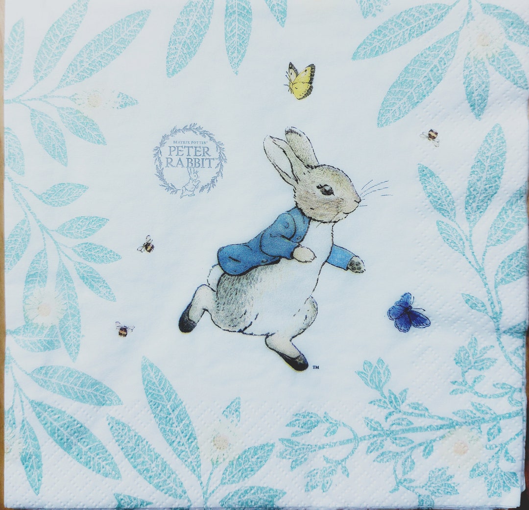 Daisy Chain Peter Rabbit Beatrix Potter Luncheon Paper Napkin - Etsy UK