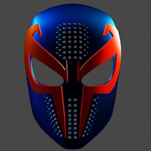 Spider-Man 2099 (Across the SpiderVerse) Faceshell/Lense 3d print file
