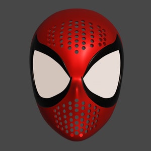 Ultimate Spider-Man Faceshell/Lense 3d print STL file