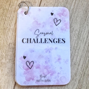 Laminated Seasonal Savings Challenge: A6 Cash Envelope Insert