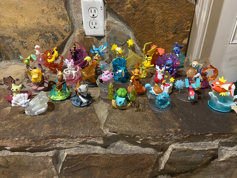 Pokémon Figure Statues Etsy