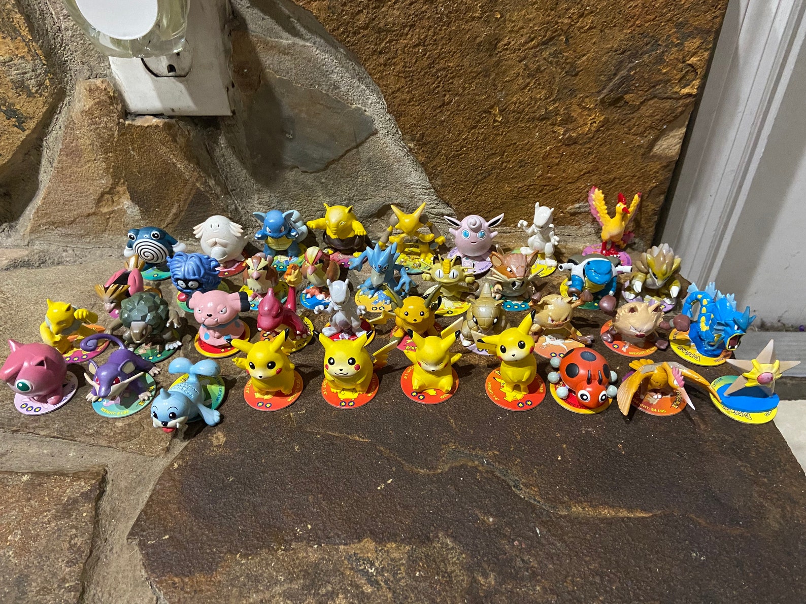 Vintage Tomy Pokémon Figures With Chip Etsy