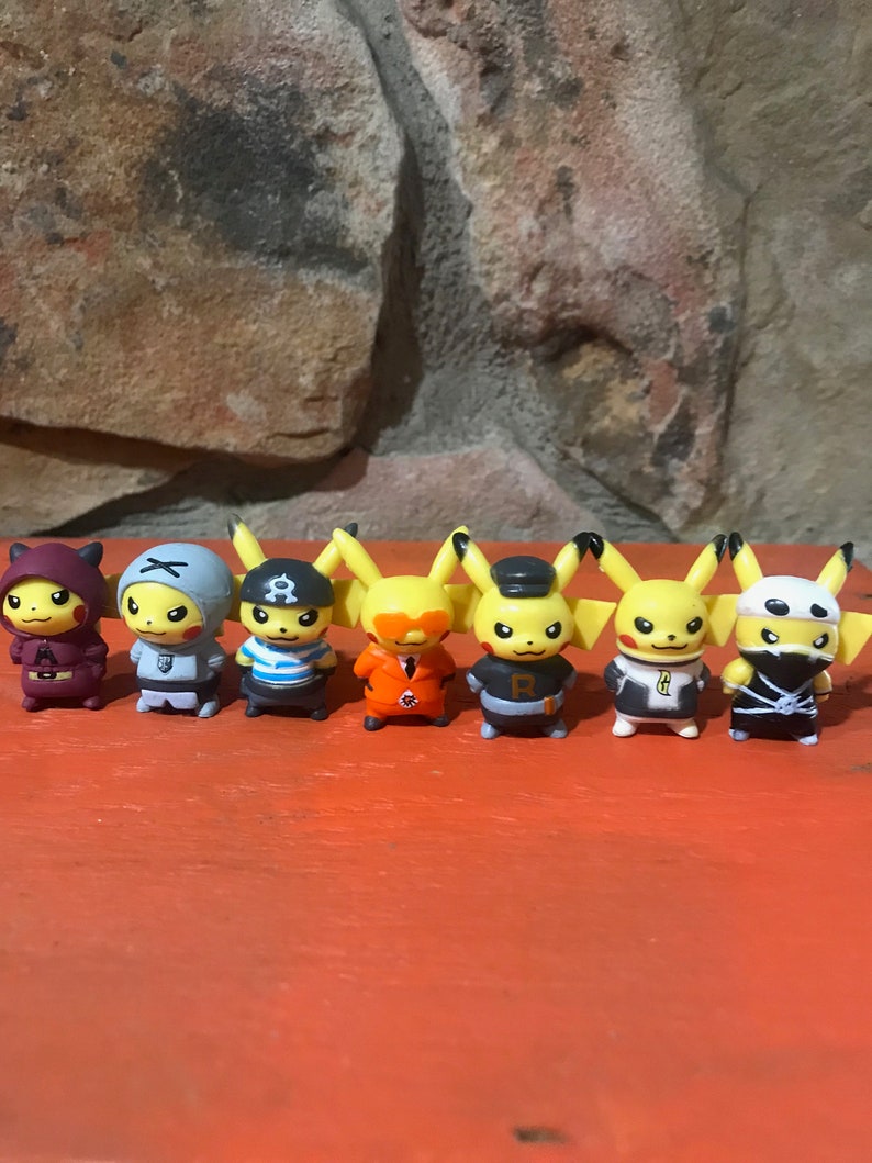 Villain Pikachu Pokémon Figures | Etsy