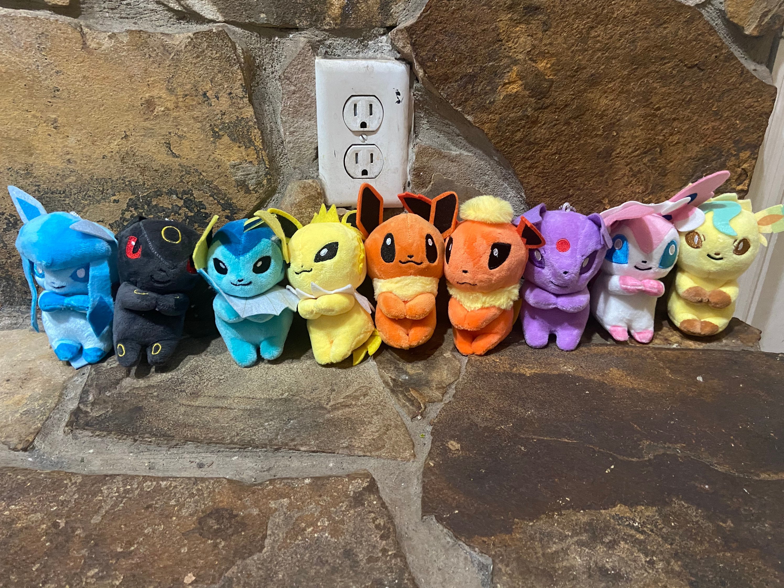 Eevee Evolutions Eeveelutions Pokemon Plush Keychain Etsy Eevee Evolutions Eeveelutions Pokemon Plush Keychain Etsy