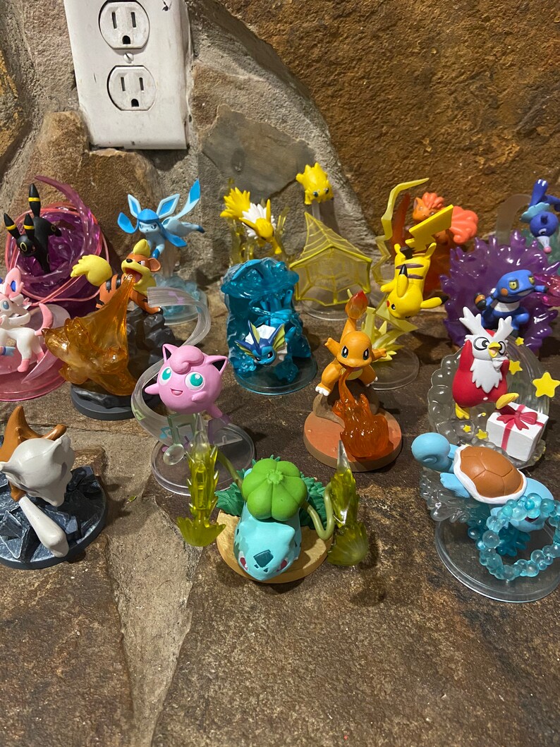 Pokémon Figure Statues Etsy
