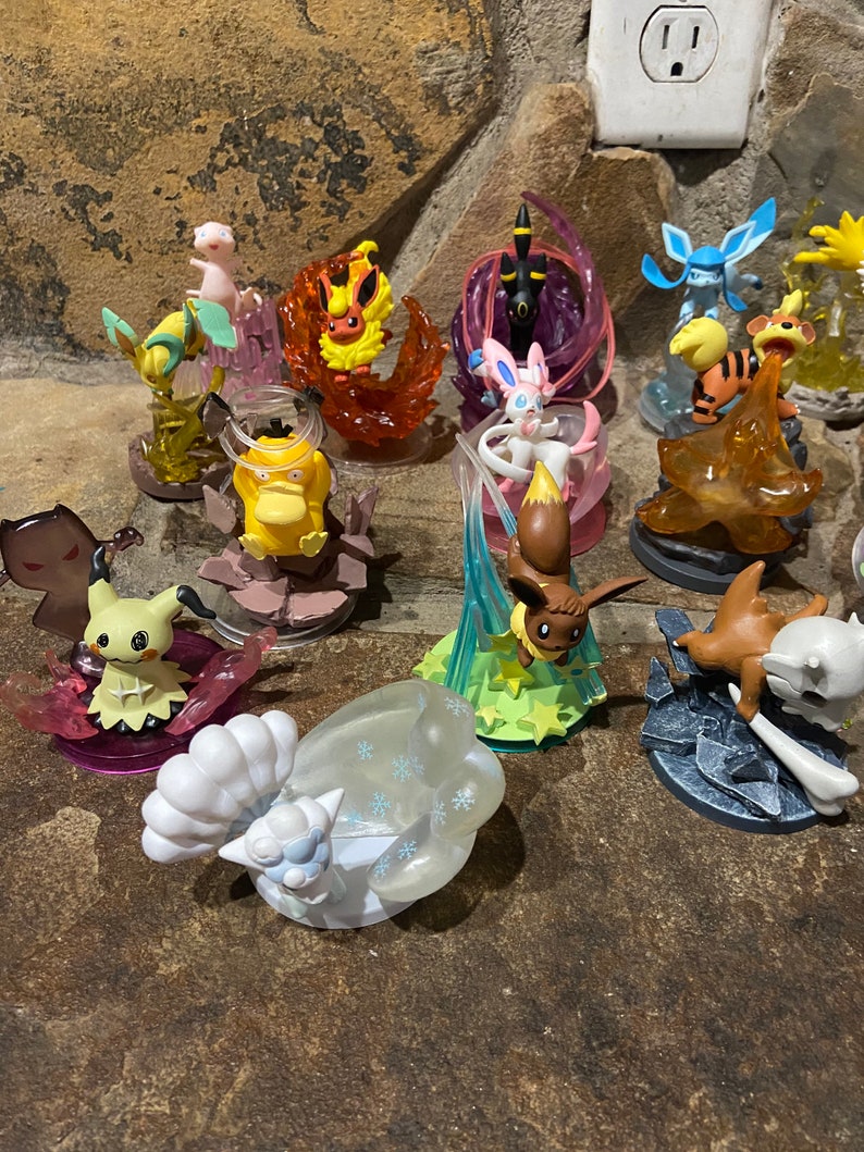 Pokémon Figure Statues Etsy