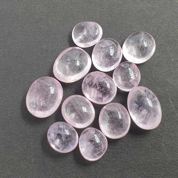 Natural Pink Morganite Gemstone Smooth Unusual Tumble Shape 12 Pieces Loose Stone Lot For Setting - Morganite Smooth Tumble Shape 12 Pcs Lot