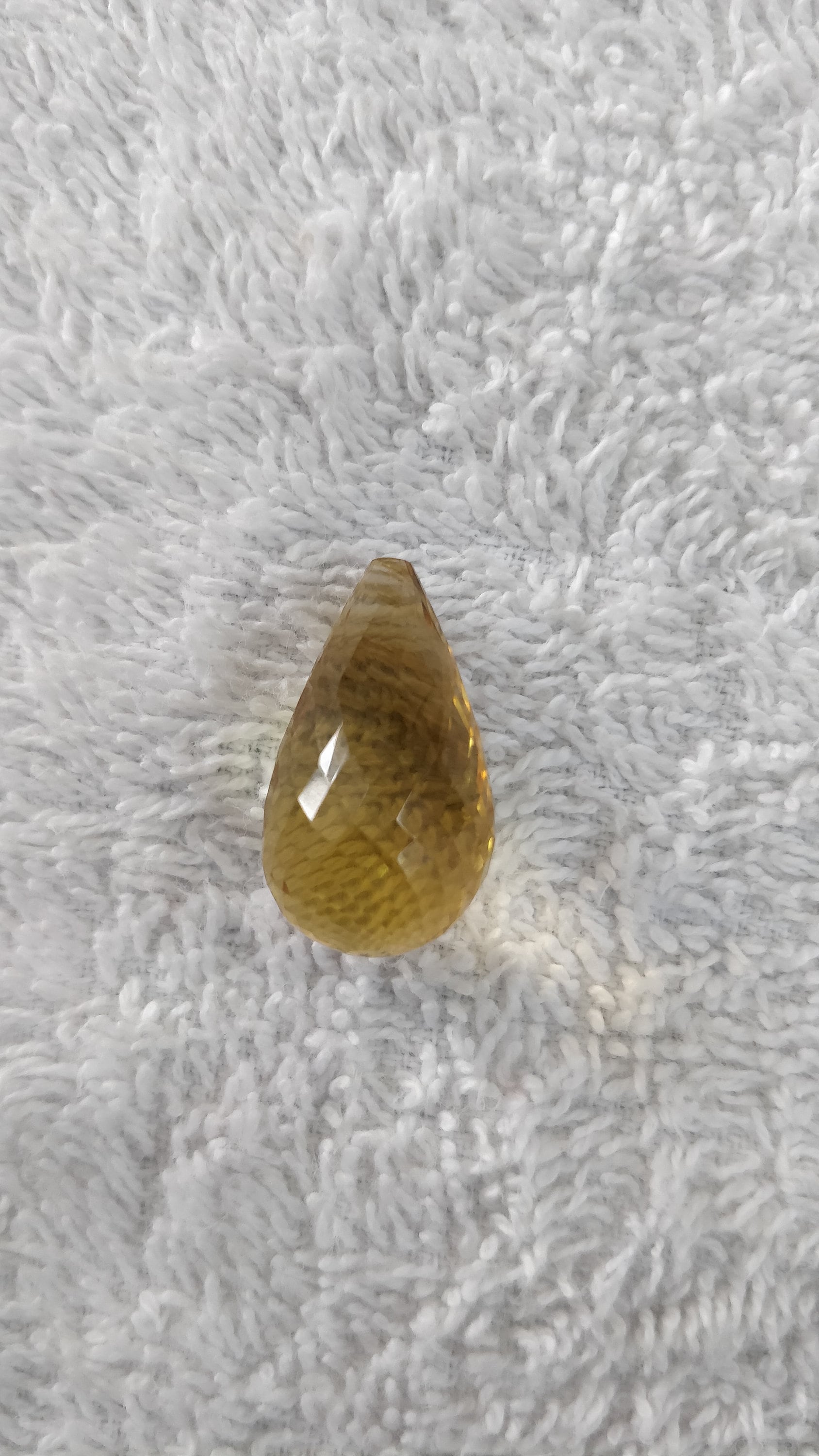 AAA Natural Honey Quartz Gemstone Faceted TearDrops Shape Etsy