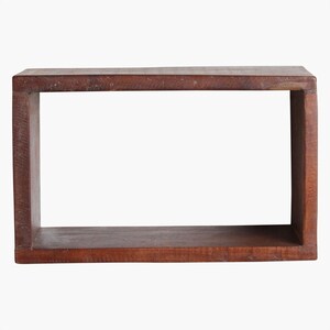 Vintage wall shelf in various sizes made of reclaimed wood from the Factory collection image 5