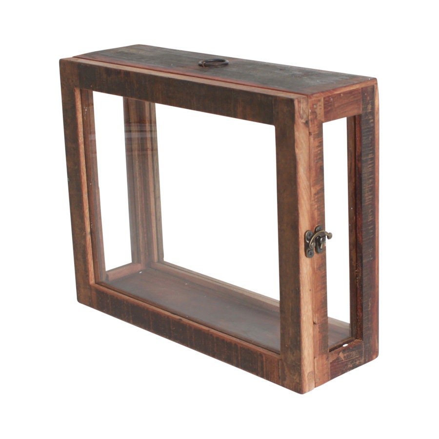 Kleiner Schaukasten aus Holz Schaufenster Deko Glas Holz Etsy