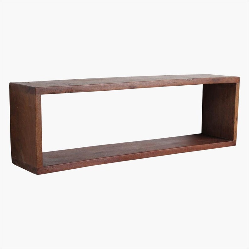 Vintage wall shelf in various sizes made of reclaimed wood from the Factory collection image 7