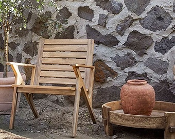 Chaise d'extérieur Odin en teck