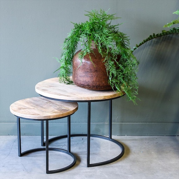 Mango wood lamp table online