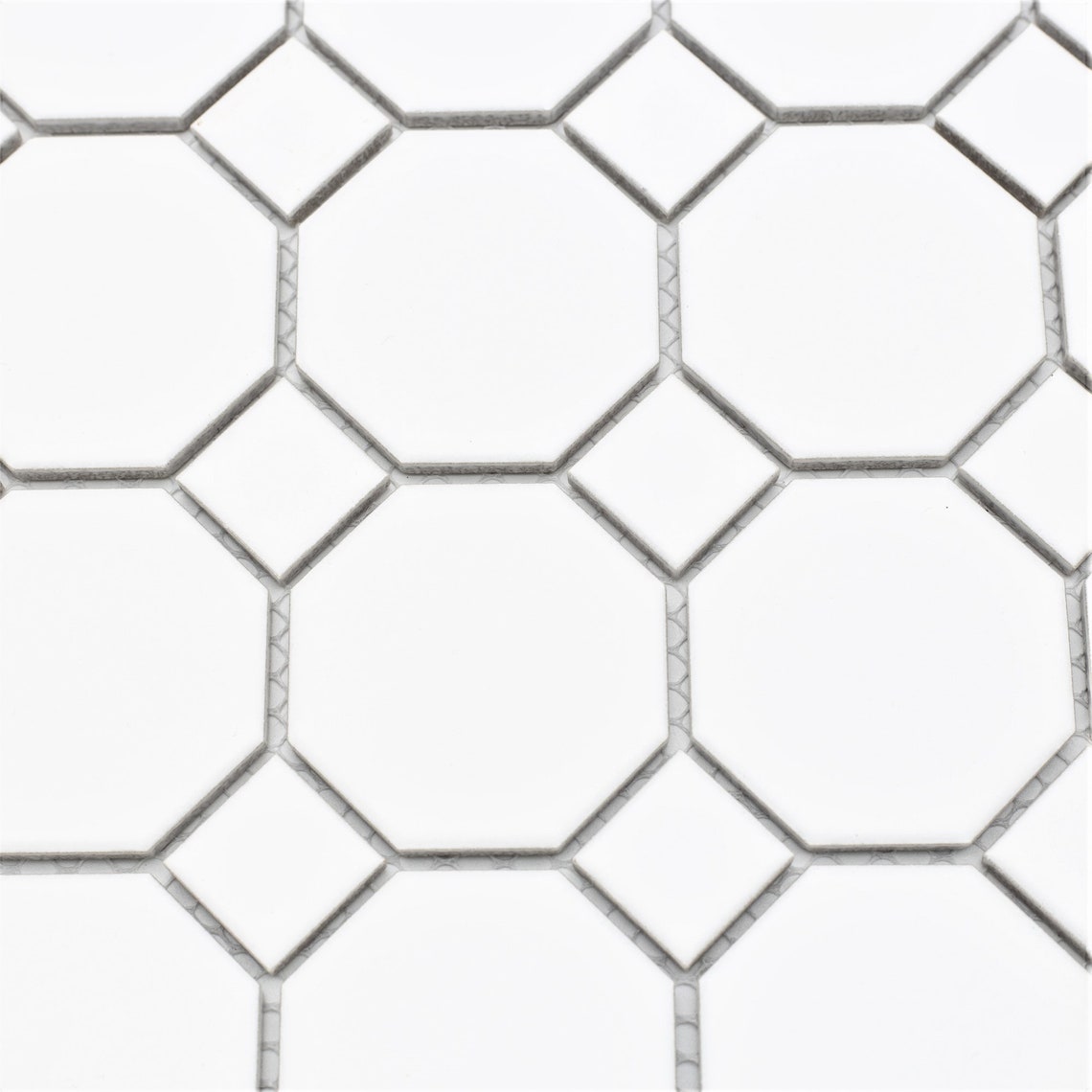 Mix Pattern White Ceramic Mosaic Tiles Sheet for Walls Floors Etsy UK