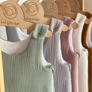 Saco de dormir para bebé 100 % algodón orgánico de muselina, saco de dormir para bebé, mono de dormir para bebé, saco de dormir de muselina con certificación Oeko-tex, regalo para baby shower