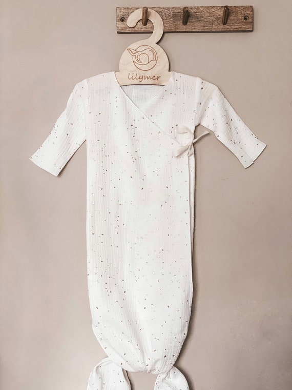 Mono de muselina de algodon 100 organico Oeko Tex para bebe mameluco para bebe chaqueta para