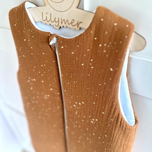 Saco de dormir para niños con piernas, 100 % muselina de algodón orgánico, saco de dormir para niños, mono de dormir, saco de dormir de muselina con certificación Oeko-tex Schlafsack