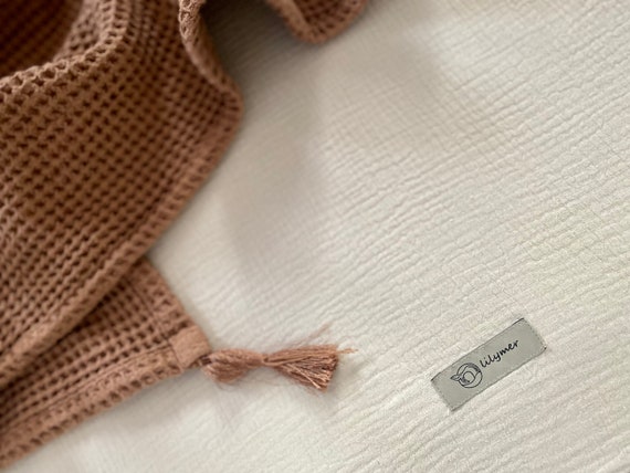 Set 2 Lenzuola Con Angoli Per Lettino 60x120 Cm - 100% Cotone Mussola, Morbido E Traspirante, Arcobaleno - Foto 4