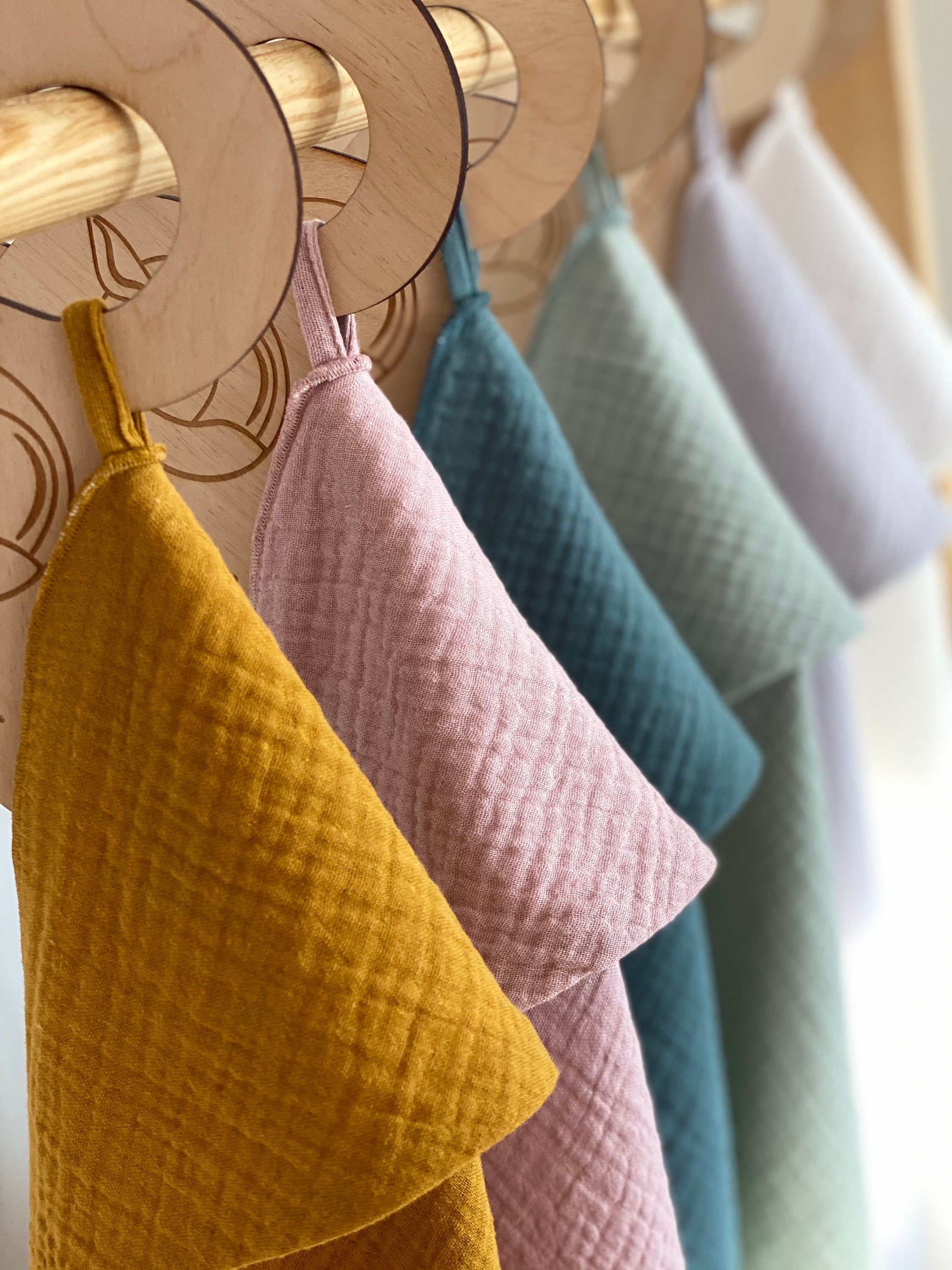 Couches Bébé Coton Bio Lot De 3 Langes En Mousseline Bébé - Nostalgic Ride - 70x70 Cm - Coton Oeko-Tex Couche Bébé Respirante