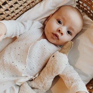 100% organic Oeko-Tex Baby cotton muslin ONESIE,Baby romper,Newborn bodysuit,Sleeping bag,Newborn Coming Home Kimono,Gender Neutral Gift