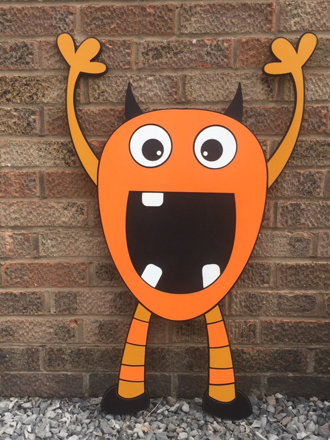 90cm Monster Wall Art for Children's Bedroom Playroom. Etsy