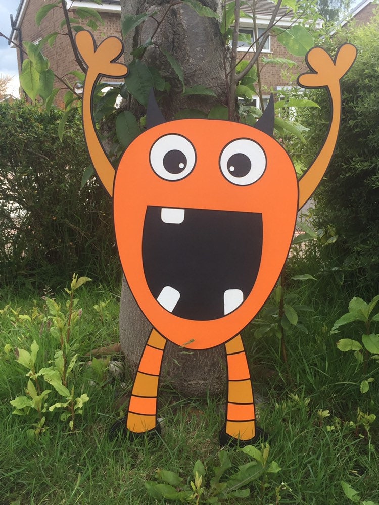 90cm Monster Wall Art for Children's Bedroom Playroom. Etsy