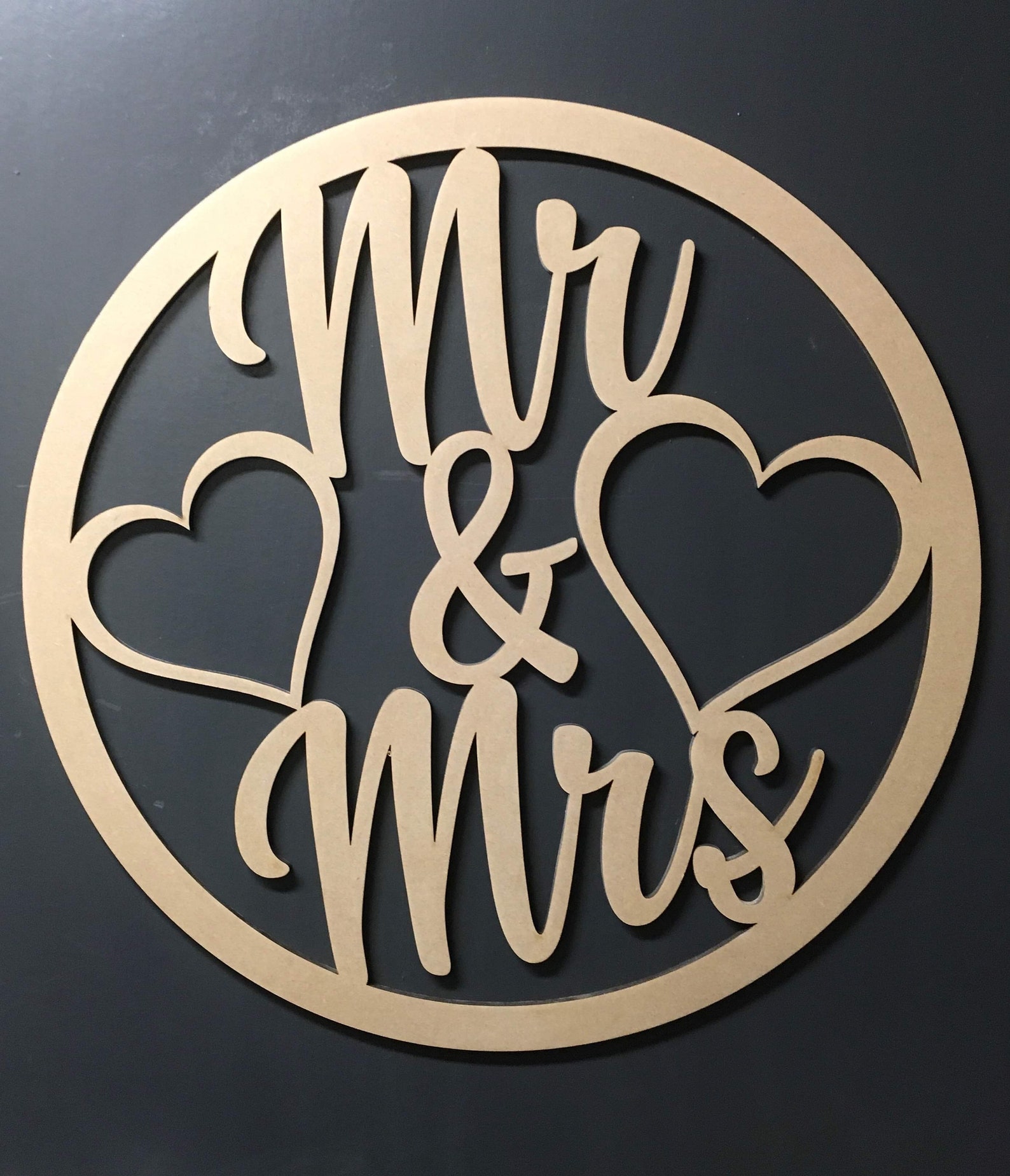 Mr and Mrs Hoop Wall Art Lovely Gift for the Newly Wed or Etsy