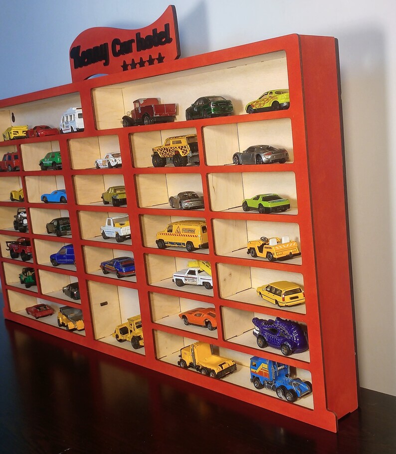 Toy Car Organizerhot Wheels Display for Diecast Carshome Etsy