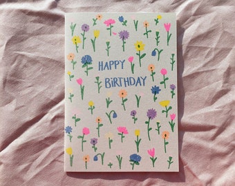 Greeting Card - Birthday - Birthday Card - Risoprint