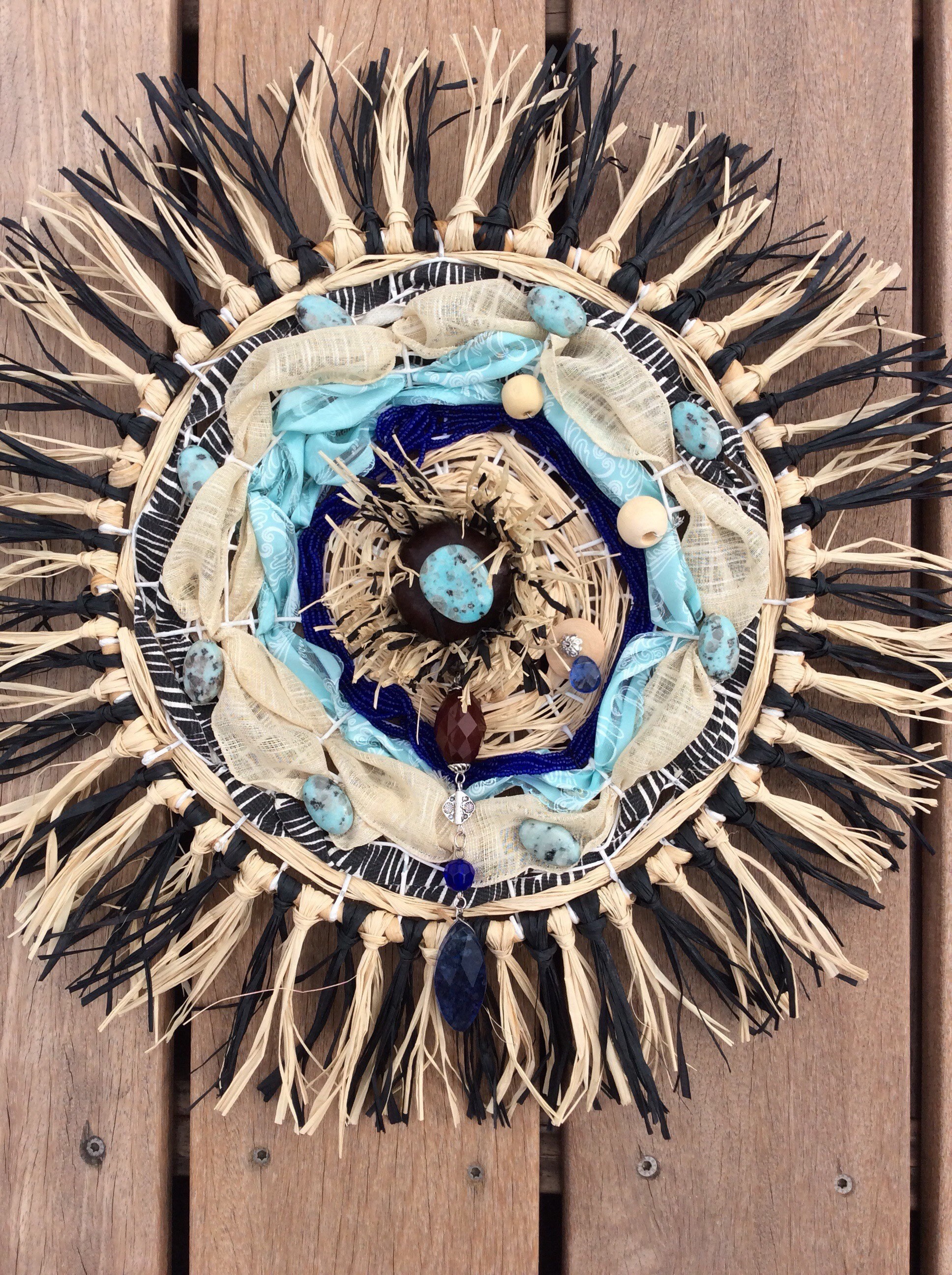 Décoration Murale en Raphia Cyclades