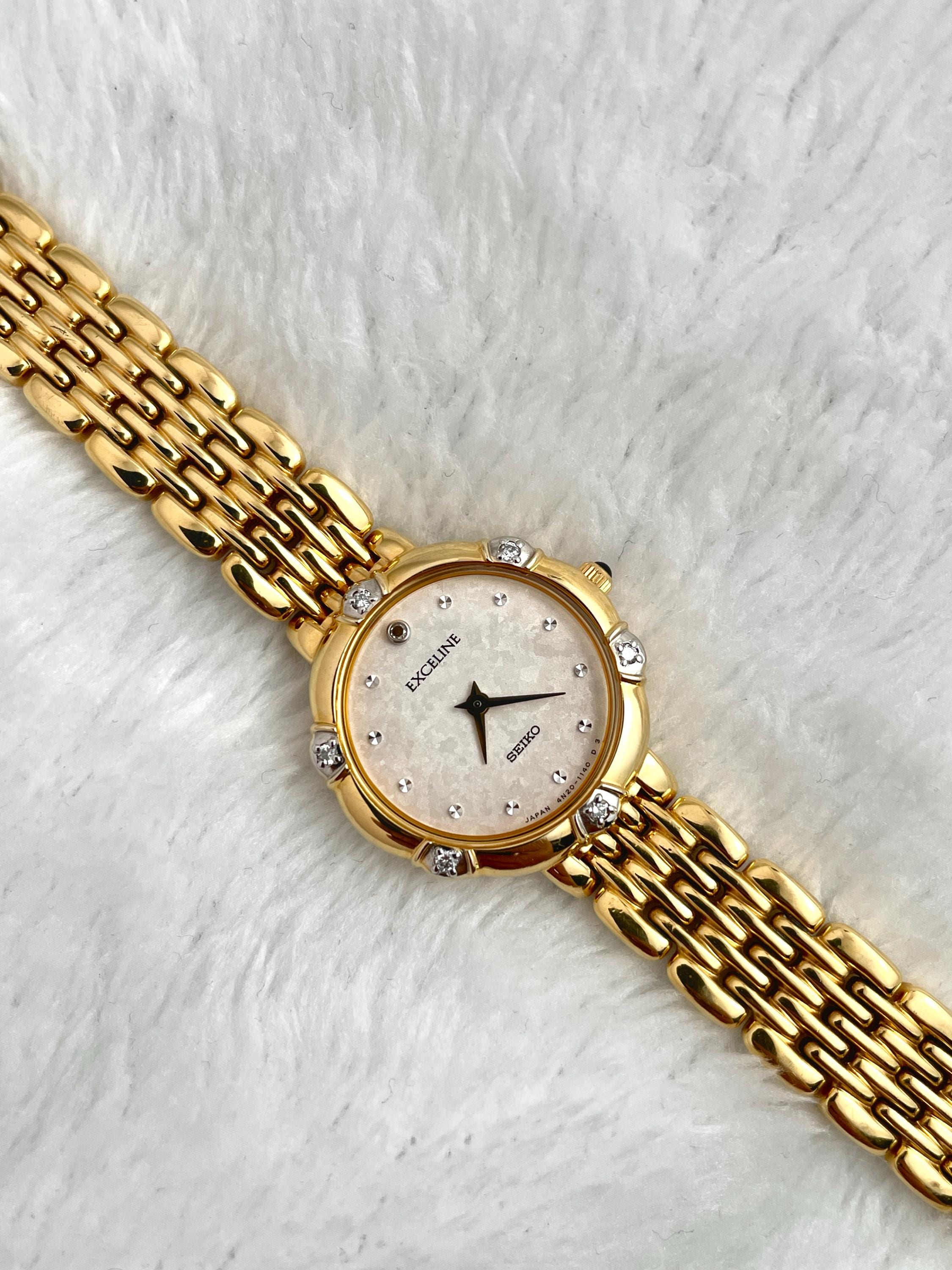 Seiko Exceline Diamond - Etsy