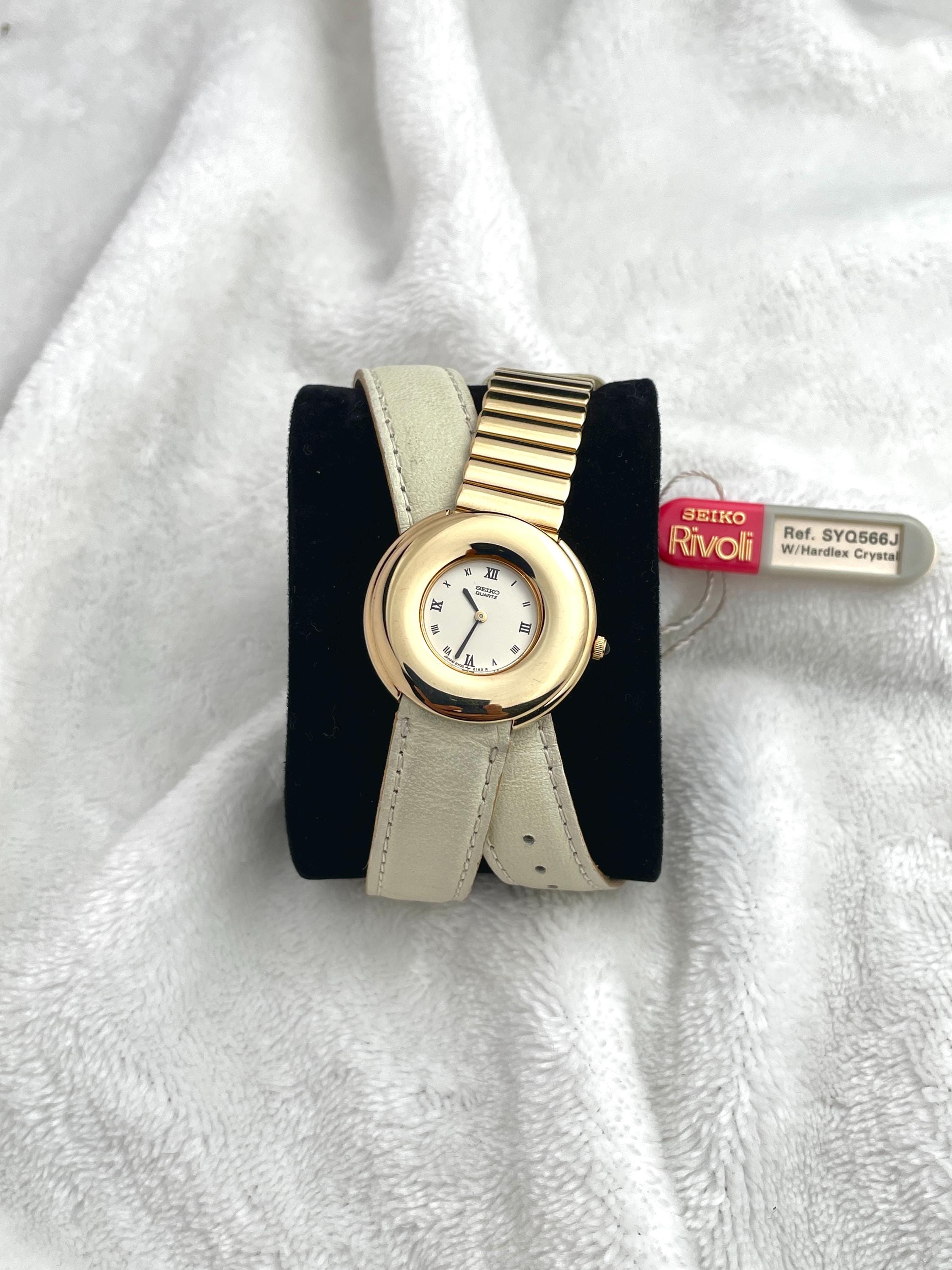 SEIKO　Rivoli ゴールド 腕時計 Rare Vintage Seiko Rivoli Asymmetrical Trapezoid Quartz