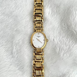 Rare Vintage Longines Classique White Gold Tone Women&#39;s Watch - L6 202 2