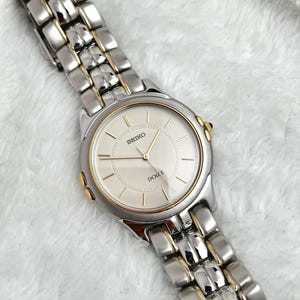 Seiko Dolce 8J41-6140 Two tone Quartz Unisex Watch.