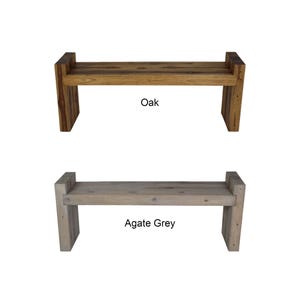 Haussmann Teak Block Bench 48 x 12 x 19 inch High KD