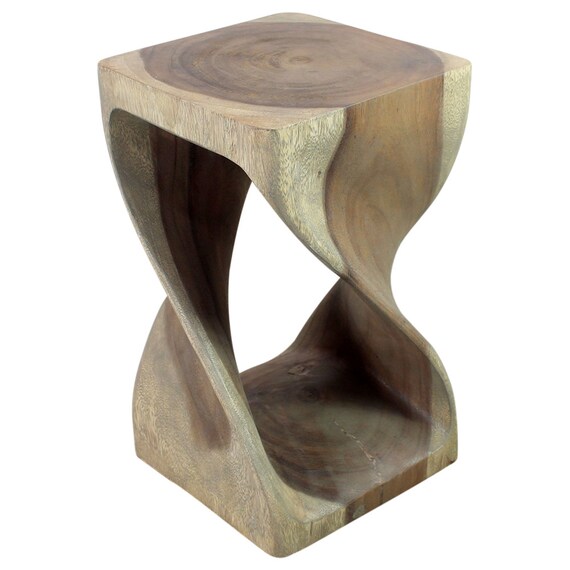 Haussmann Original Wood Twist Stool 12 X 20 In High Ireland Haussmann Original Wood Twist Stool 12, Wooden Twist Coffee Table