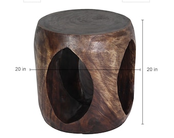 Solid Wood Window Table 20 D x 20 inch Height (18 in Flats)