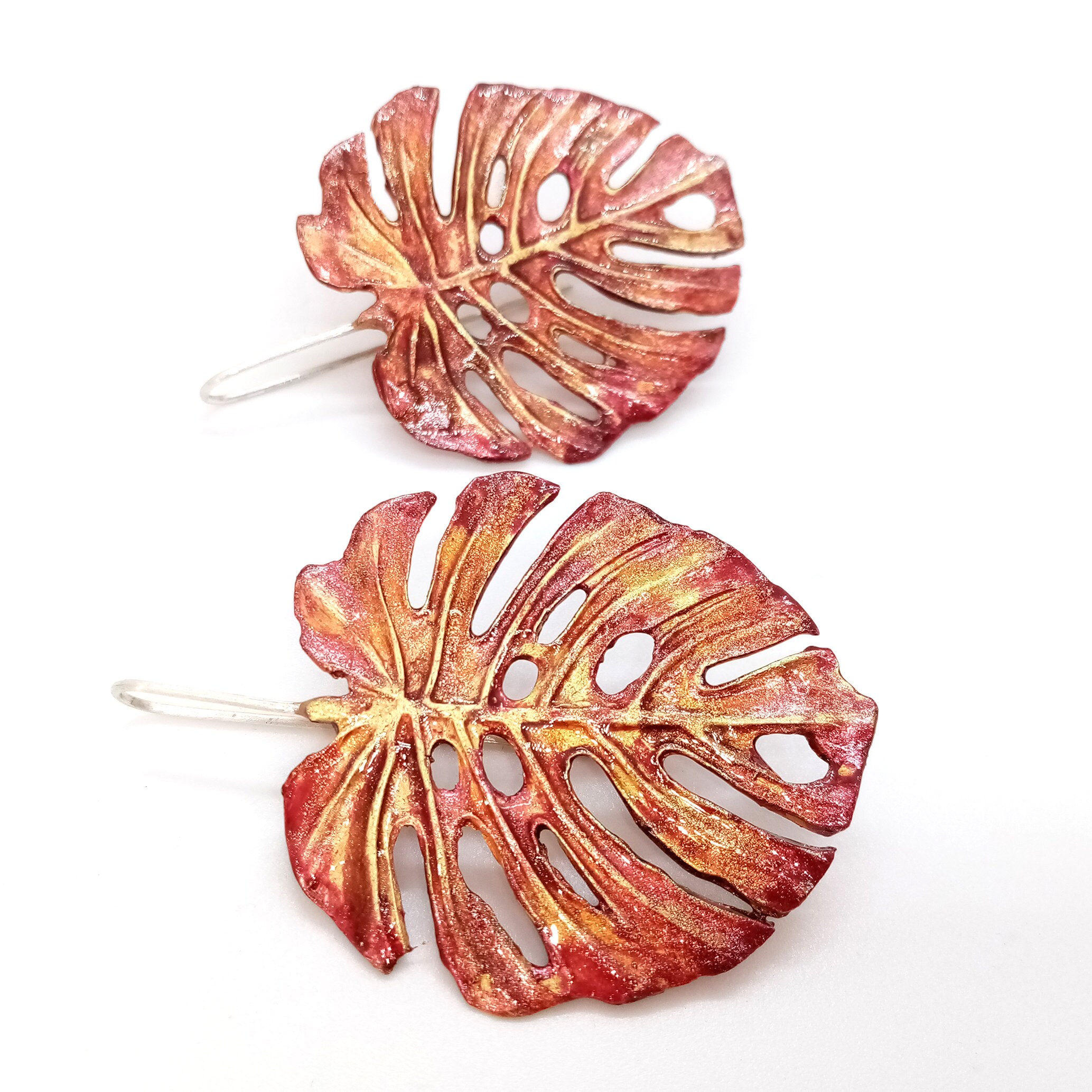 Bronze Earrings Big Earrings Long Earrings Earrings Etsy UK