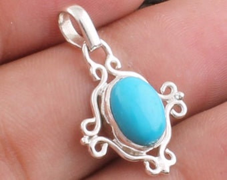 100/% Natural Turquoise Larimar Jasper Gemstone 9.25 Solid Silver Pendant,Wholesale lot Mix Shape /& Size Jewelry Gift for Love