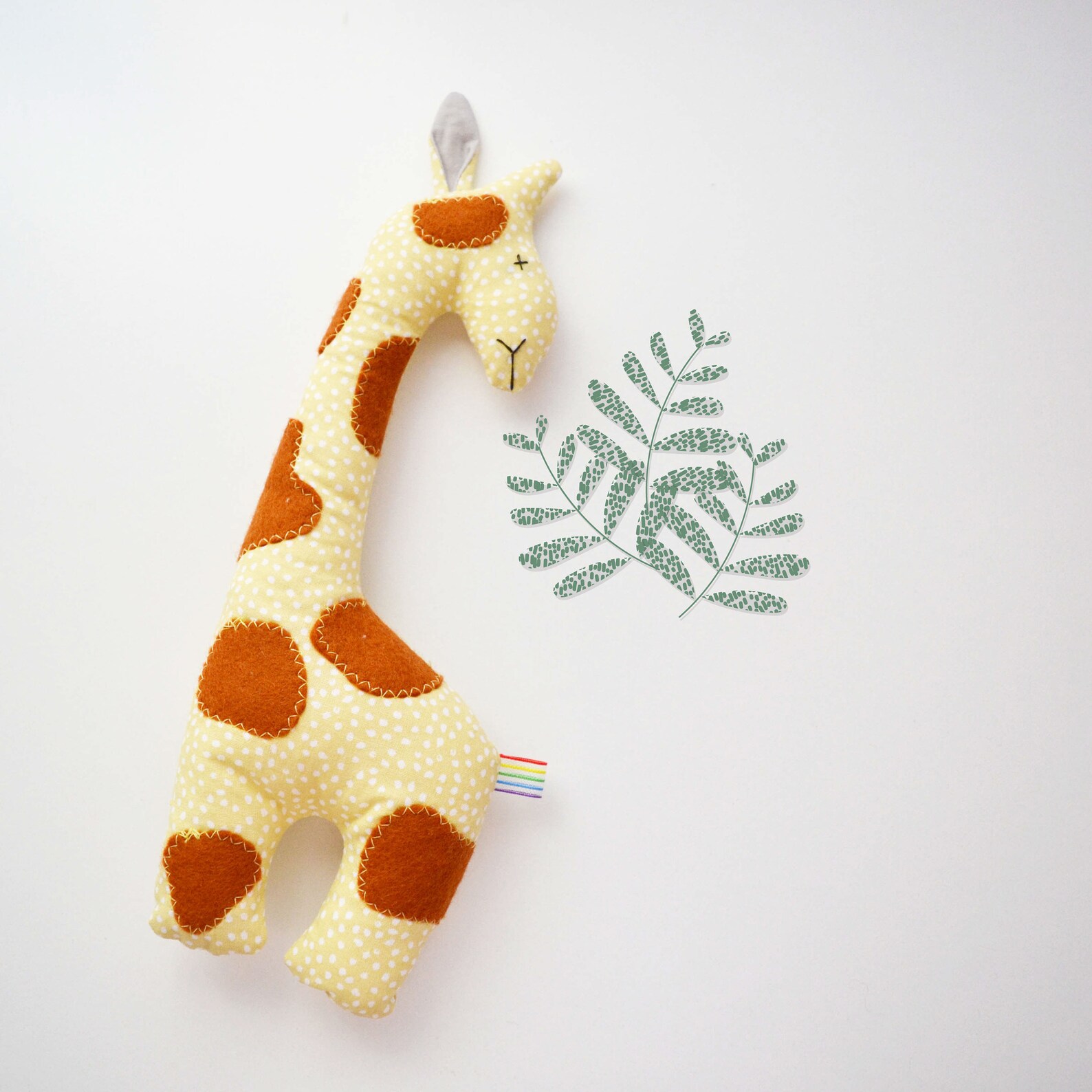 Cute Little Giraffe Plush Toy Pattern Pdf | Etsy