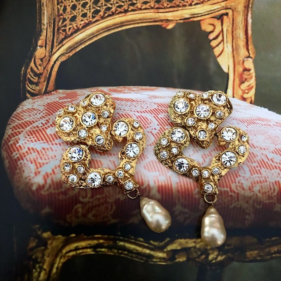 Vintage Massive Christian Lacroix Earrings