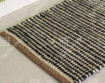 Handloomed Hemp Jute Rugs, Home Decor Hemp Rug, Staircase Hemp Runner Jute Rug, Vintage Runner Jute Rug, Runner Hemp Jute Rug, Gift for her