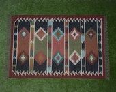 Traditional Jute rugs differ from the modern style of making hand woven rugs Wool Jute Indian Rugs 120x180 cm Bed Side Decorative 4x6-63